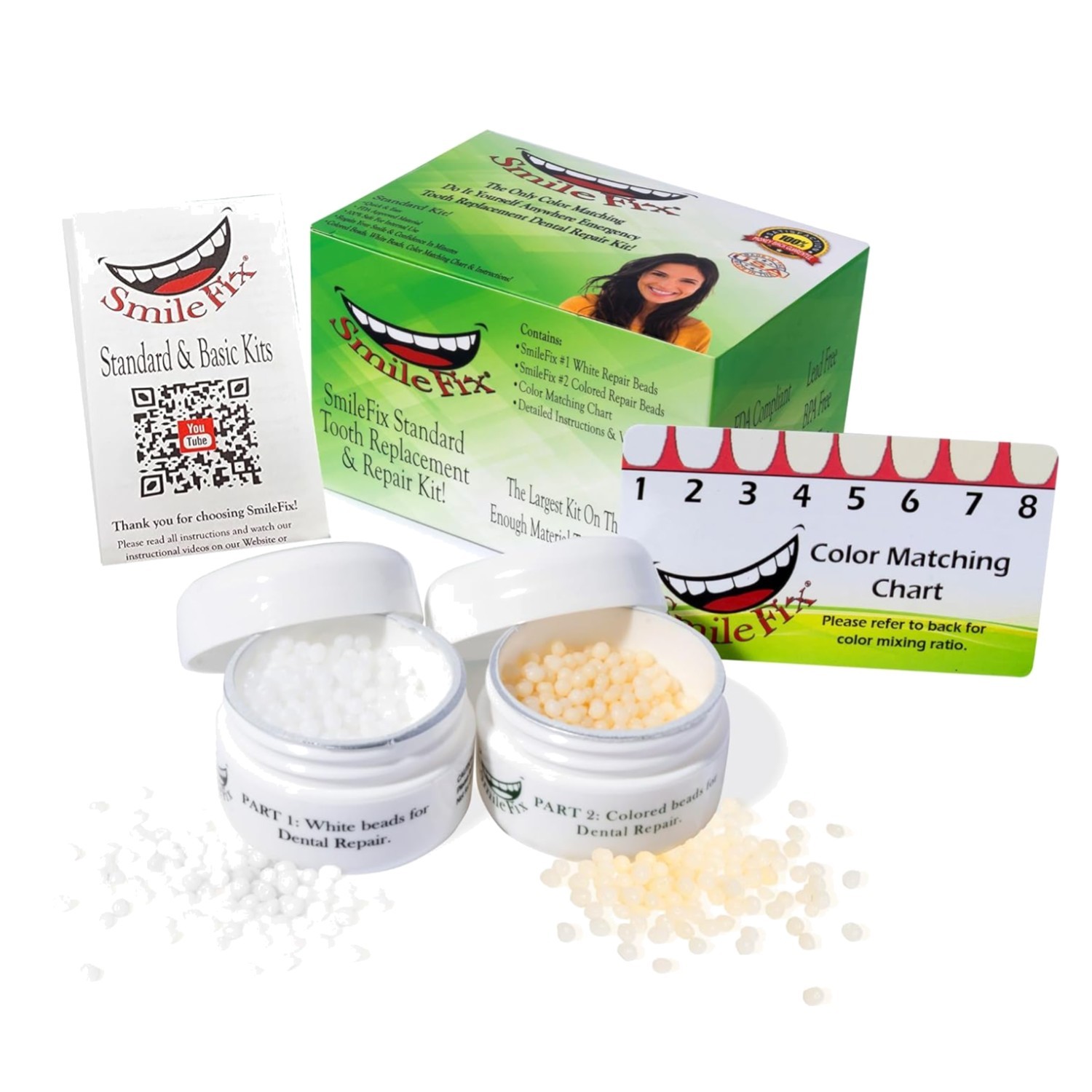 Quick Color-Matched Tooth Repair Kit – Perfect for Minor Dental Emergencies