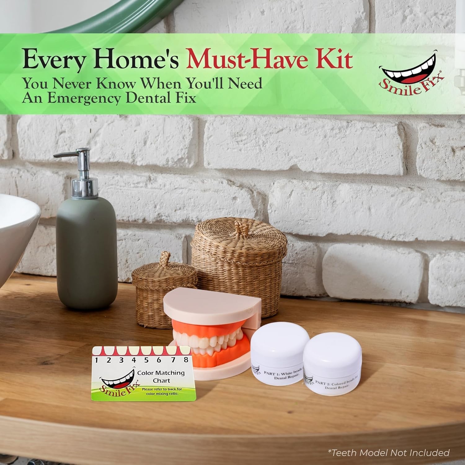 Quick Color-Matched Tooth Repair Kit – Perfect for Minor Dental Emergencies