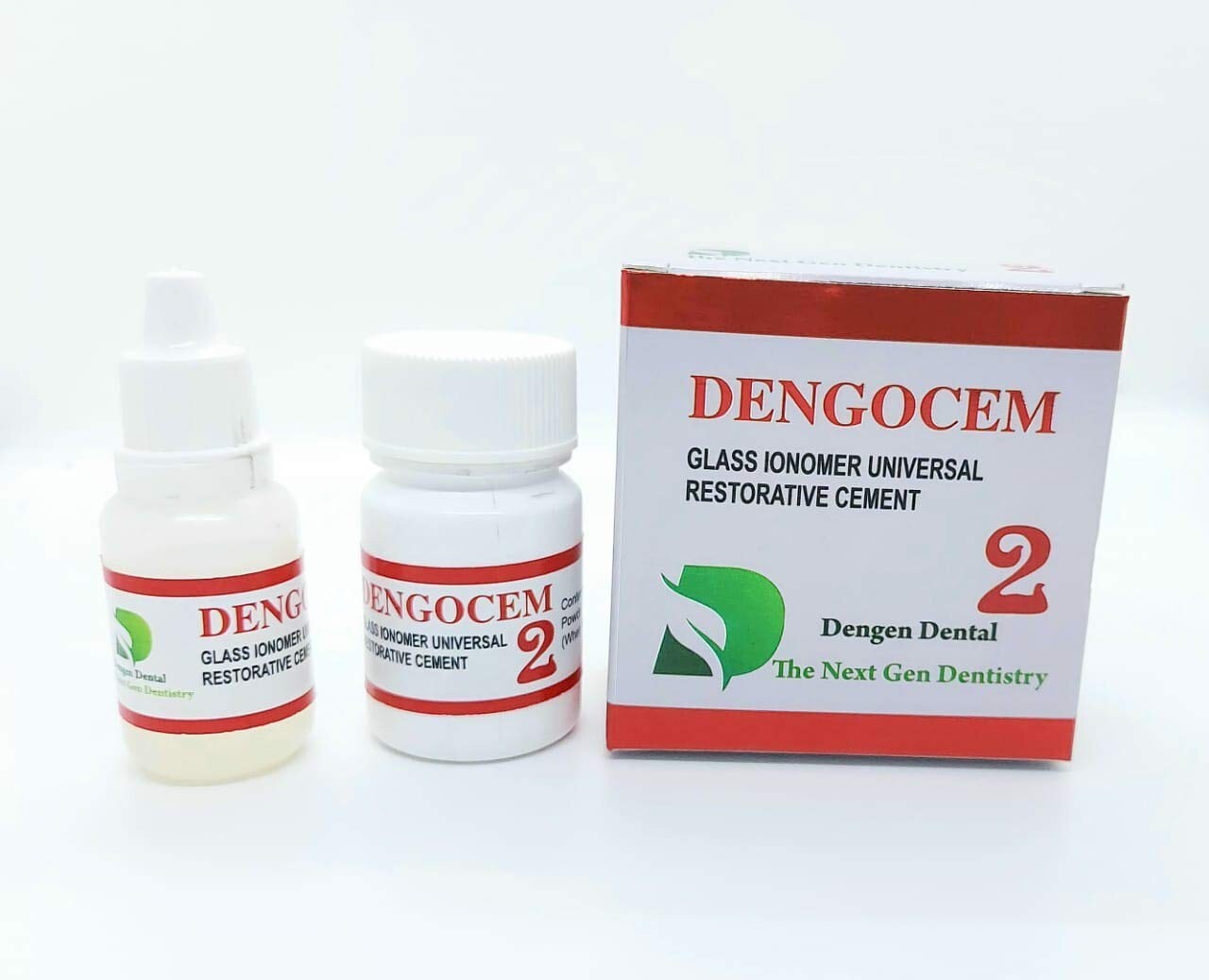 Dengen Dental Dengocem 2 Glass Ionomer Restorative Cement Type-2 II Free Ship
