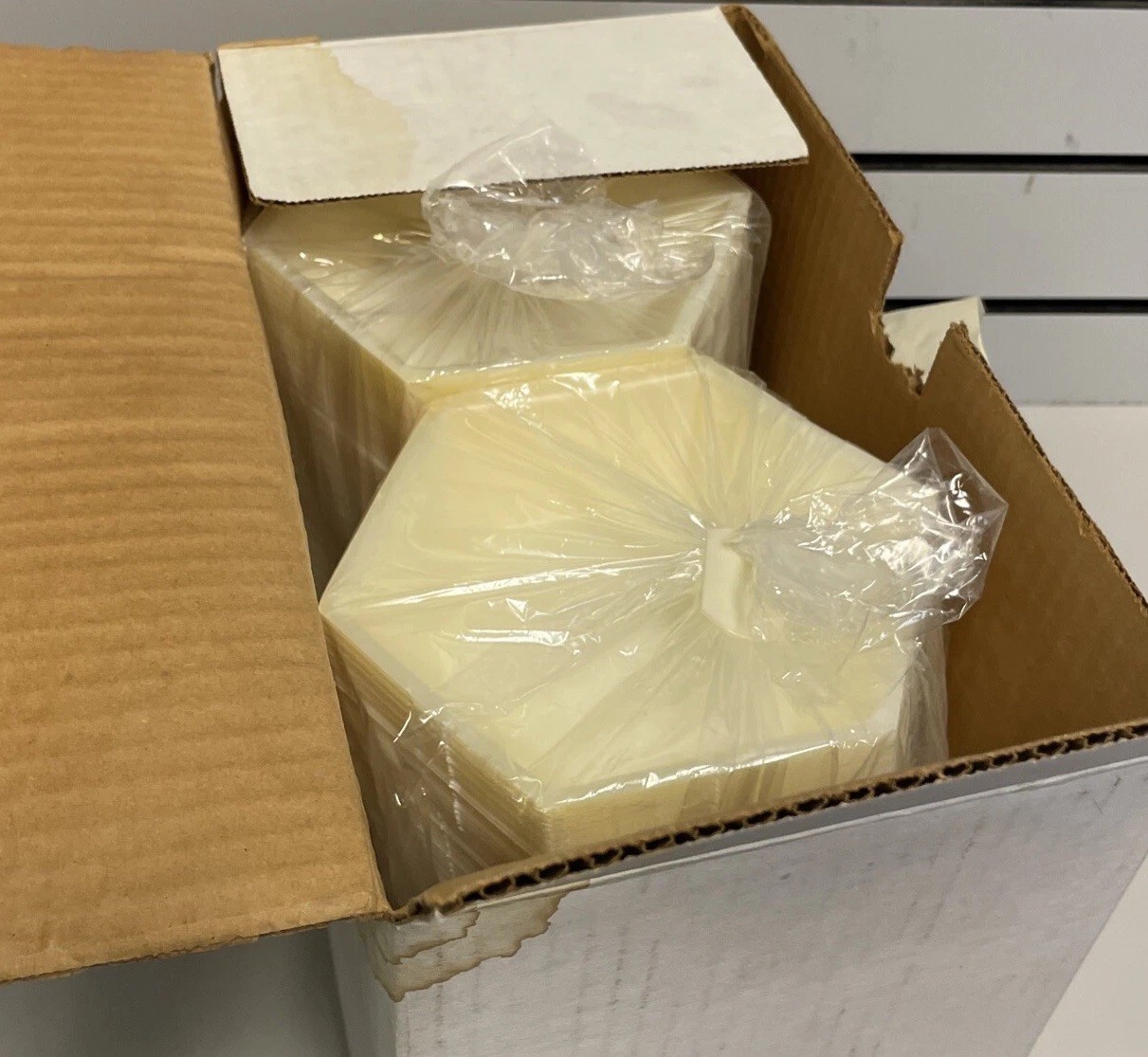 Fisher Scientific 2-202D Hexagonal Weigh Dish 5 x 3.5” Quantity: 500 – NOS