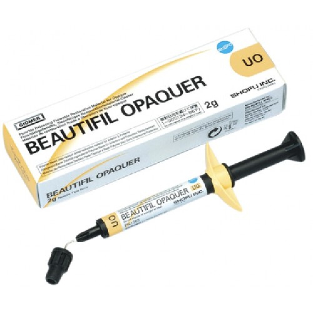 Shofu BEAUTIFIL OPAQUER Paste Light Cure Fluoride Releasing 2gm (Free Ship)