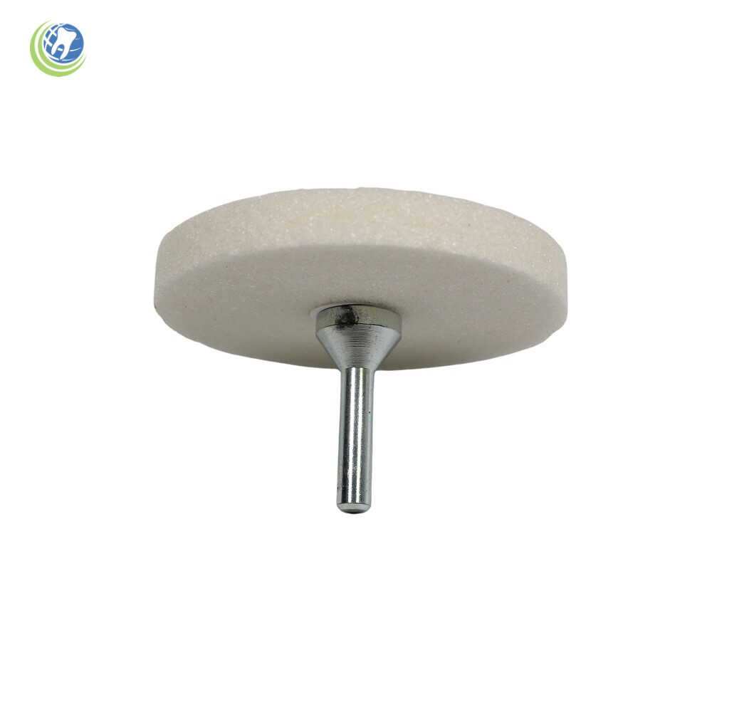 Keystone White Acrylic Knock Down Wheel 3″ X 3/8″ (76 x 9.5 mm) W or W/out Chuck