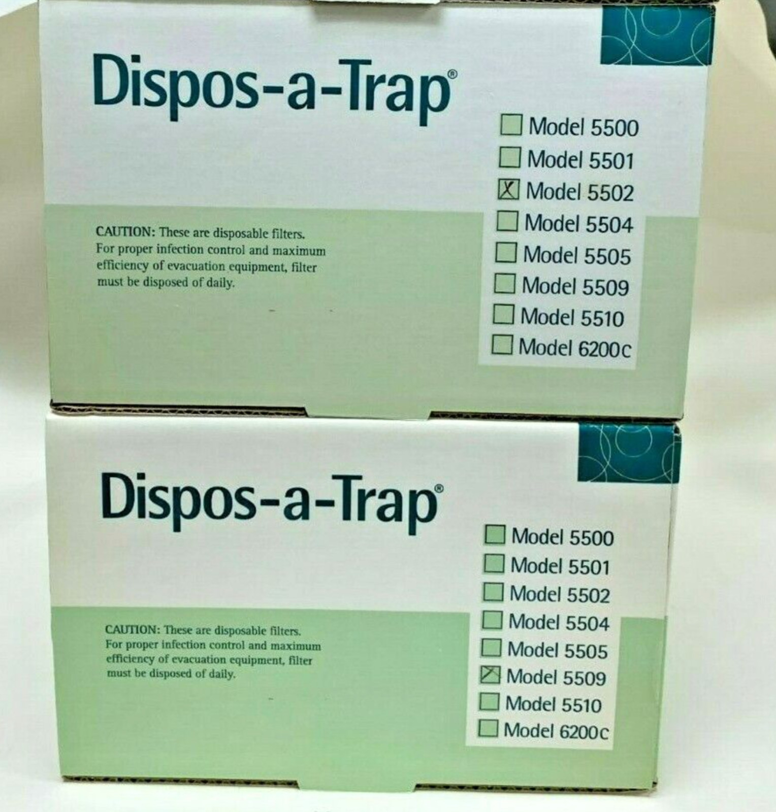 Kerr Dispos-a-Trap Evacuation Traps Various Sizes 144/ Per Box 5500