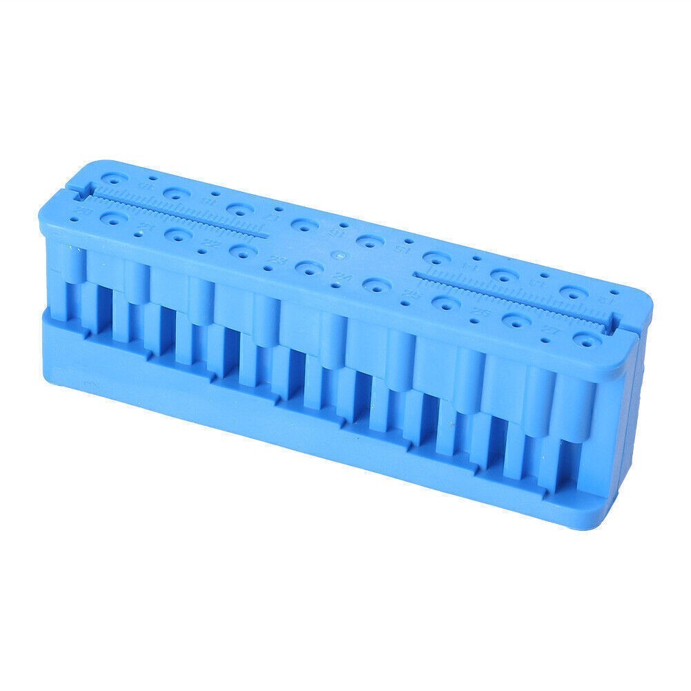 Dental Endo Measuring Block Endodontic File Holder Measuring Ruler Autoclavable