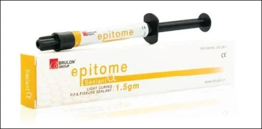 3 x Dental Epitome Light Curing High Stability Pit & Fissure Sealant 2 gm Syr FS