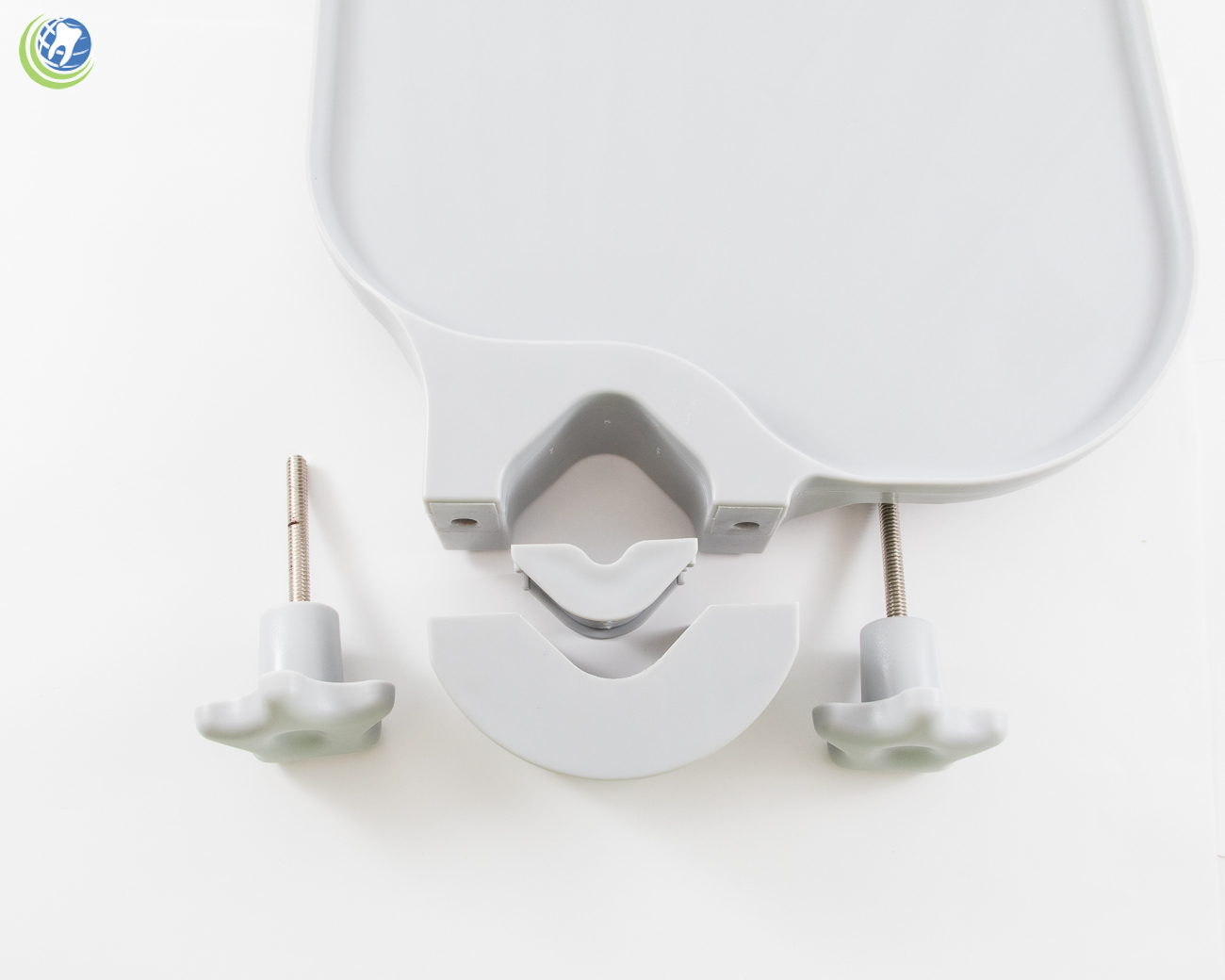 NEW TPC POLE POST MOUNT UTILITY ACCESS SHELF TRAY TABLE DENTAL MEDICAL GREY