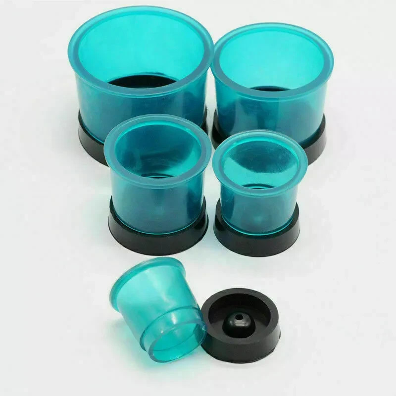 Dental Lab Rubber Sillicon Formers Base Wax Rings Round Casting Flasks 5 Types