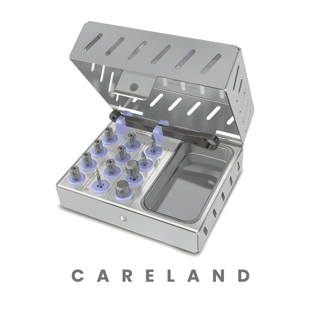 12 Pcs Dental Bone Compression Kit | Stainless Steel Oral Surgery Instruments