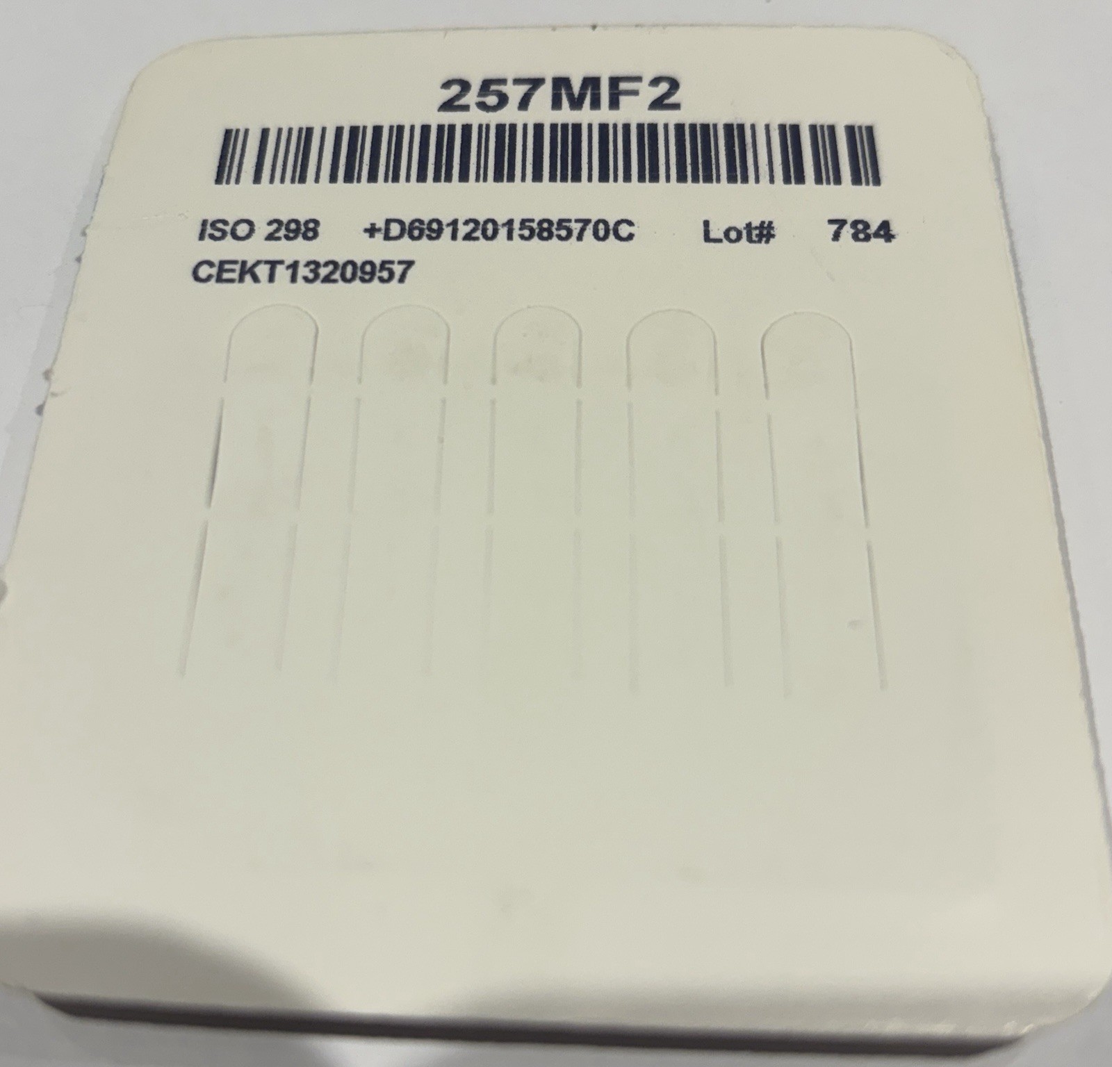 Premier Two 2 Striper Dental Composite Finishing Diamonds 257MF2, 5 Pack