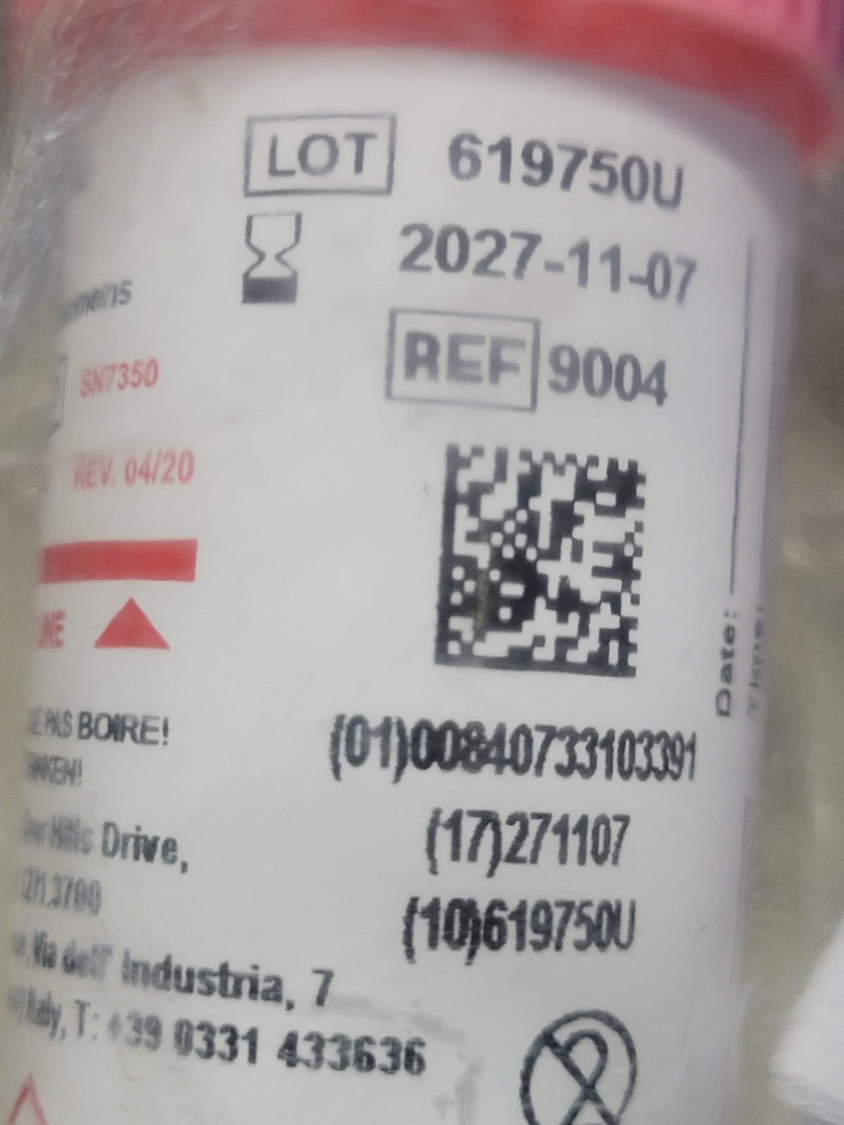 Meridian 10% Buffered Neutral Formalin PARA-PAK LV-PVA FORMALIN 2027