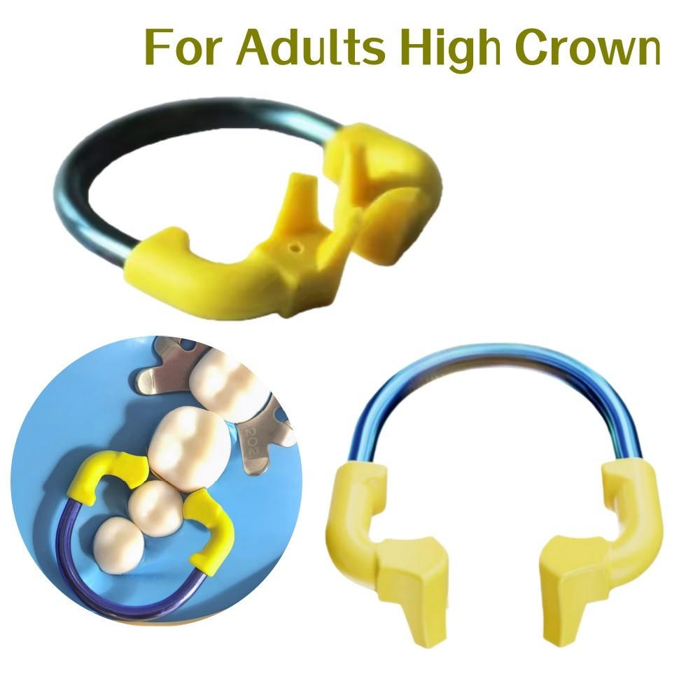 Dental Ni-ti Clamping Ring Adult High Crown Matrix Retainer Dentist Restoration