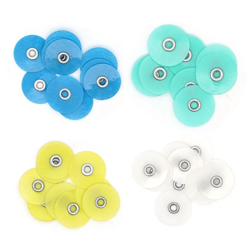40Pcs/Box Dental Polishing Discs Holding Rod Mandrel Soflex Flexi Disc RA Shank