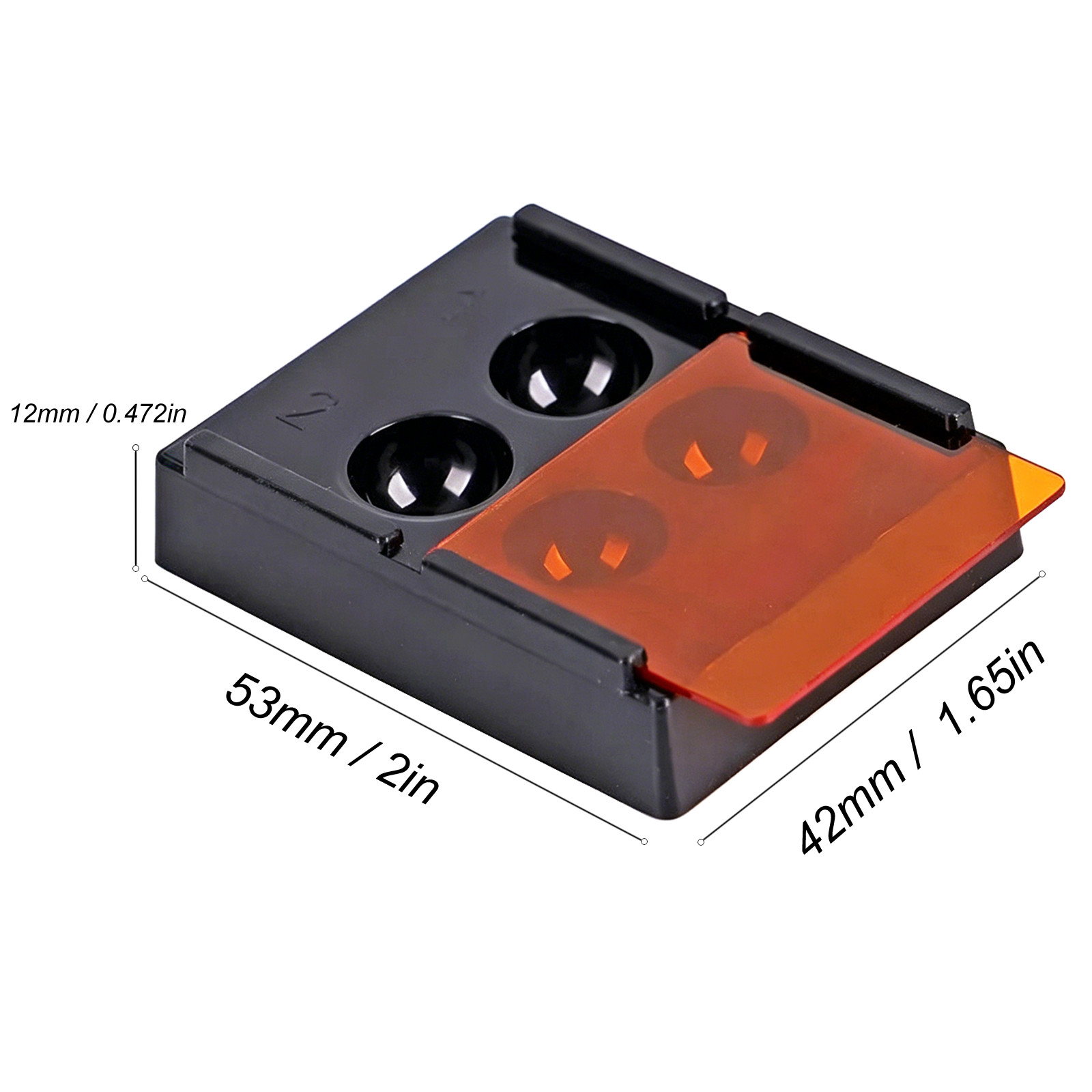 Dental Mixing Well Composite Resin Light-proof Shading Protector Blocking Lid