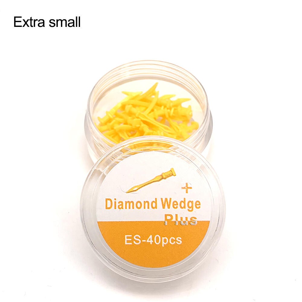 Dental Diamond Wedges Sectional Matrix System Plastic Daptive Interdental Teeth
