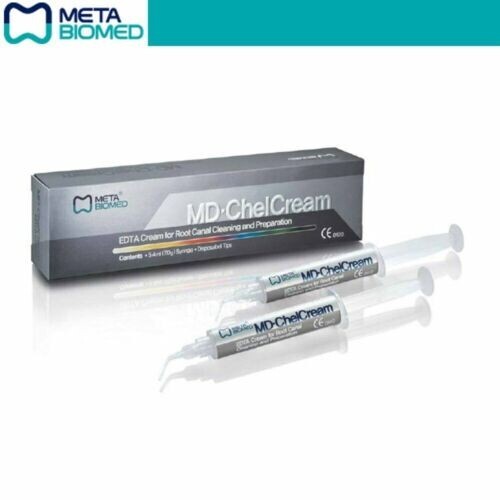 10 Pack of Meta MD ChelCream EDTA 19% Cream for Root Canal Cleaning & Prepration