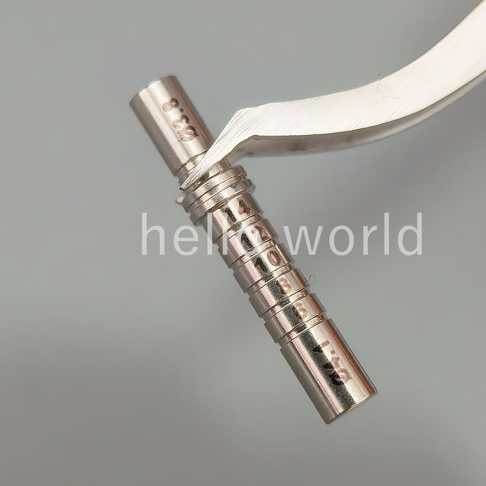 1Pcs/Bag Dental Double Head Implant Parallel Pin Depth Gauge Guide 3.8-4.1mm