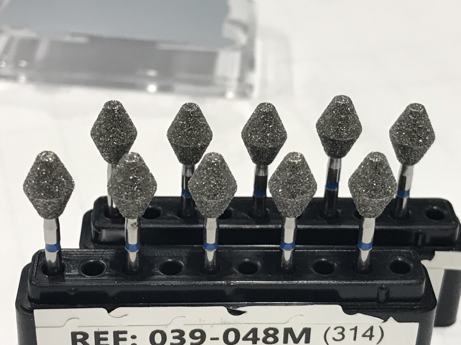 Diamond Burr Large BARREL Multi-Use 811-039-048 Medium Grit 10 Burs. 048 Dia.