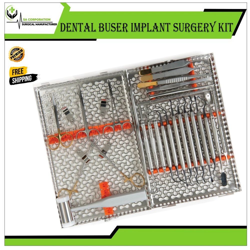 Hu-Friedy Buser Implant Surgery Kit | Professional Dental Implant Instrument Set