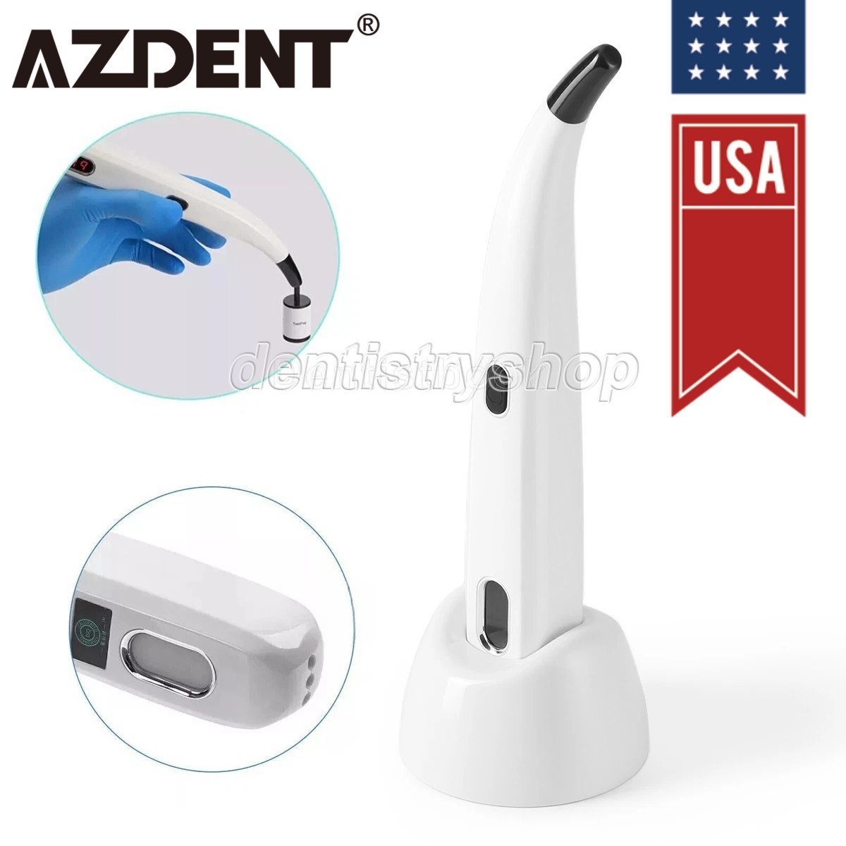 AZDENT Dental Osseointegration Monitor Implant Stability ISQ Measurement System