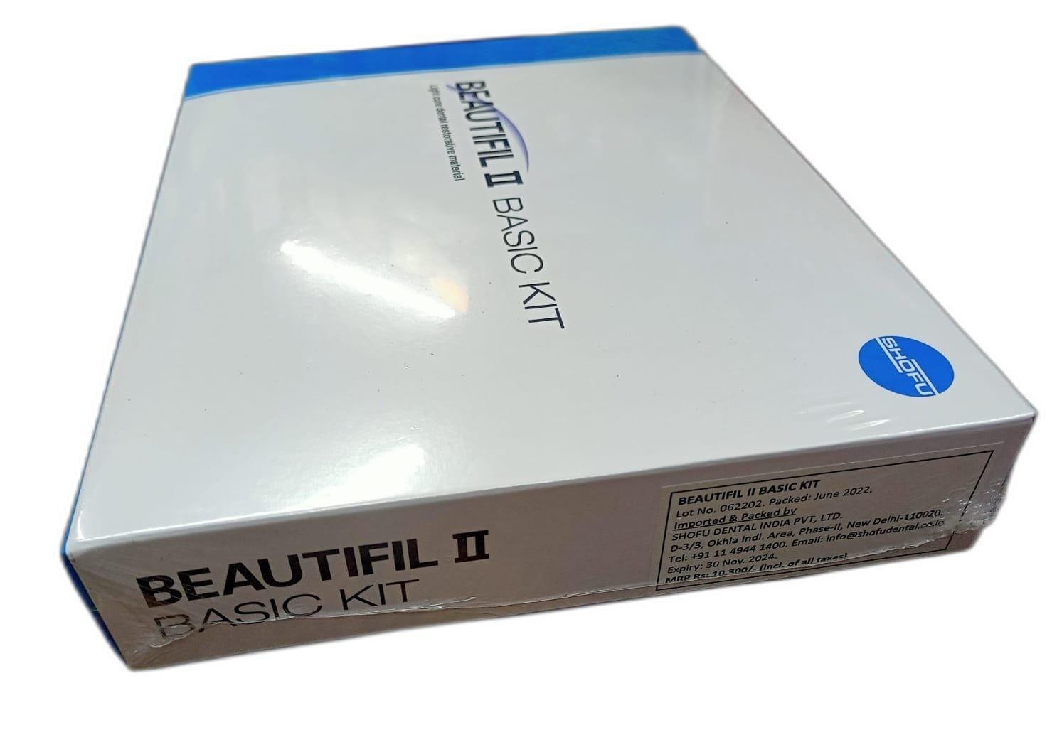 SHOFU BEAUTIFIL II Universal Nano Hybrid Composite Kit 5x4g Syr+ Bond 5 ML