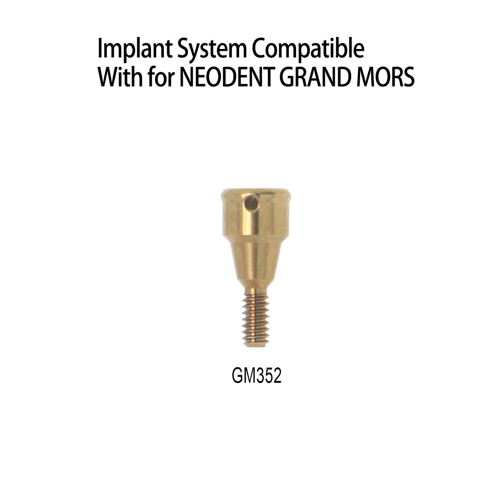 Overdenture Abutment Removable Anchor for NEODENT GRAND MORSE GM 1.0mm-6.0 GH