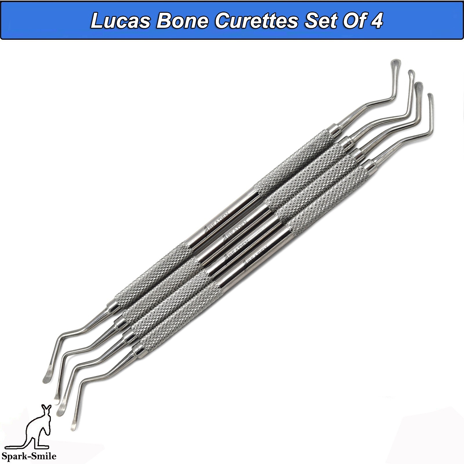 Surgical Lucas Curette Scissor Elevators Forceps Dental Periodontal Surgery Kit