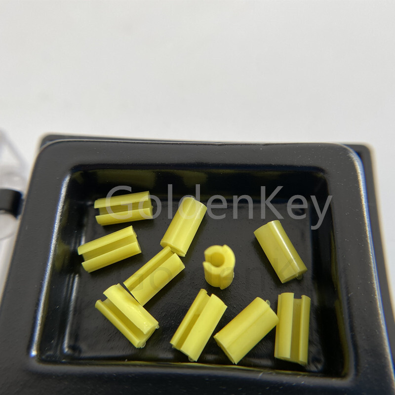 10Pieces Dental Rider Female Yellow Riders Fits Hader Bar Attachment Bolt Small