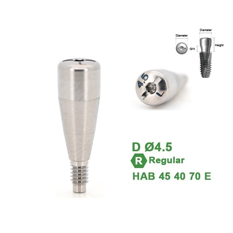 1Pc Dental Healing Abutment Caps Regular Mini Cover Screw Platform