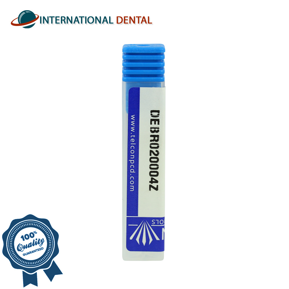 Dental Telcon PCD Ball Endmill Drill For Roland Ø2.0mm X 4.0mm Low-Vibration