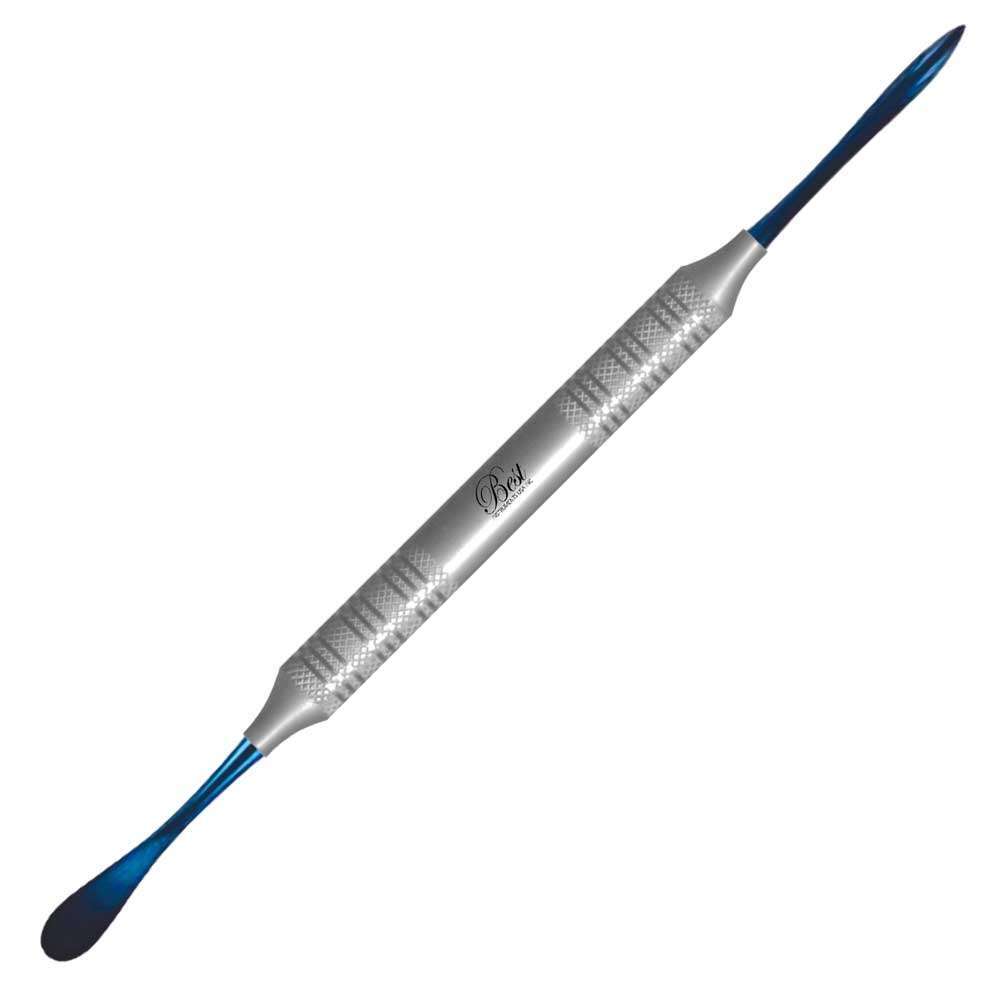 Best #9 Molt Stainless Steel Periosteal Elevator, Blue Titanium Coated Ends,1/Pk