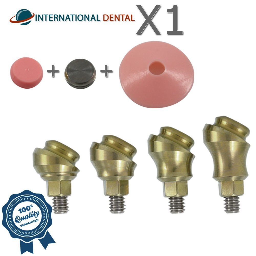 Dental Angulated Lokator Attachment 30° Soft Set Dentistry Int Hex 2.42mm