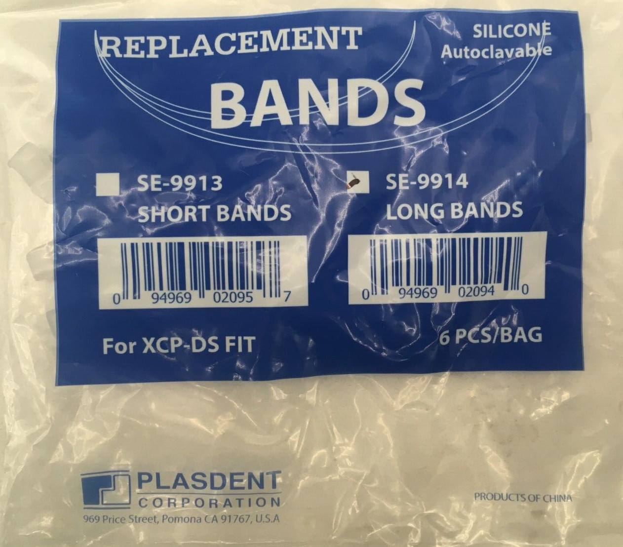 XCP-DS Fit Band Plasdent LONG Sensor Holder Silicone Replacement Band SE-9914