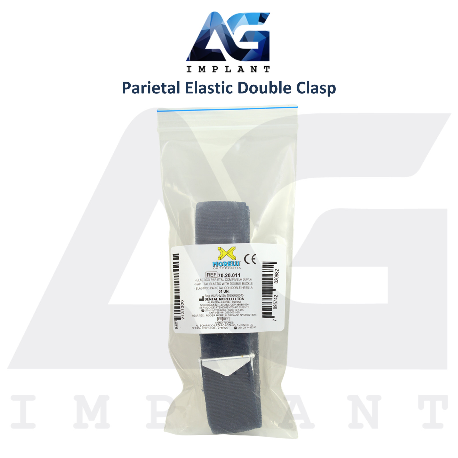 Parietal Elastic Double Clasp One Size Extra Strength With Cervical Traction