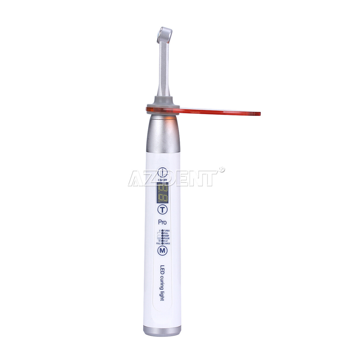 AZDENT Dental Cordless 1 Second Curing Light LED Curing Lamp 1800mw/cm²