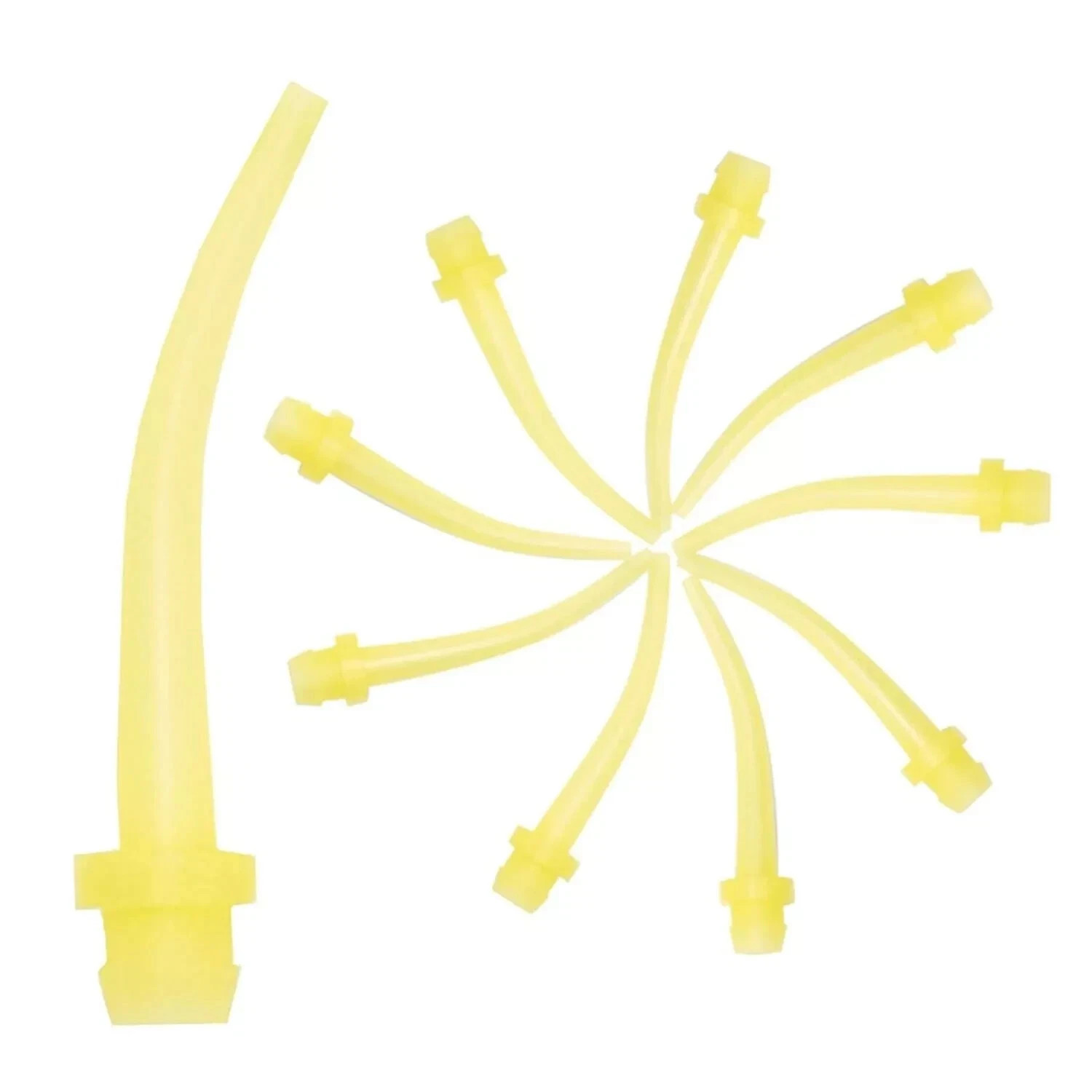 100 Pcs/Bag Disposable Dental Yellow Mixers Intra Oral Impression Mixing Tips