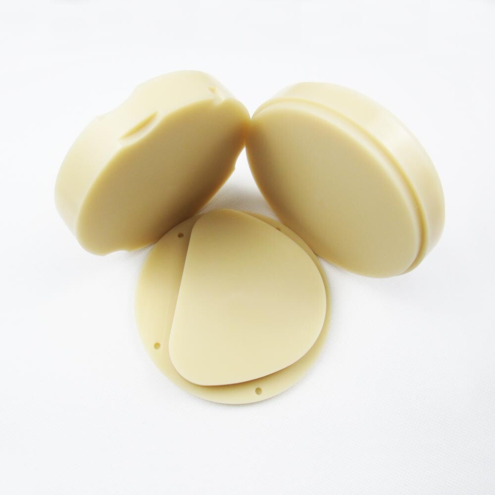 5pcs CAD CAM Dental PMMA Blank Disc False Teeth Material Denture