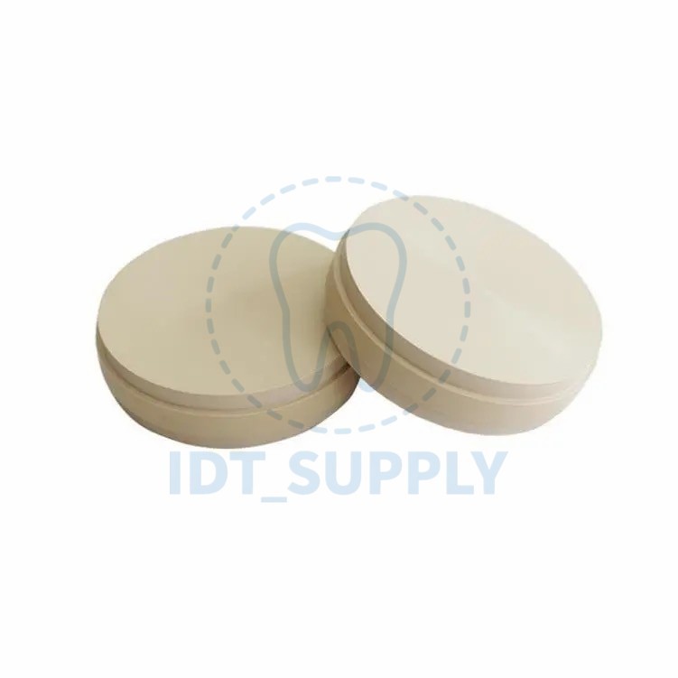 Dental PEEK Disc CAD CAM Milling Blank 98mm Implant Denture Gingiva Pink White