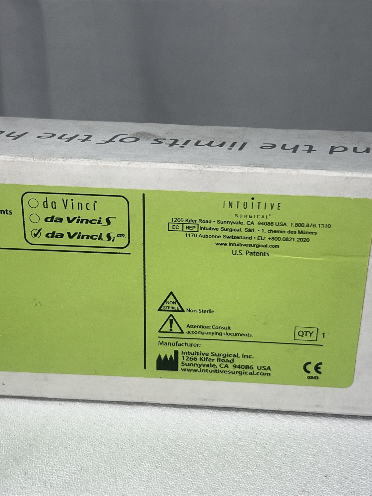 DA VINCI SI INTUITIVE 428058 SINGLE-SITE INSTRUMENTS FUNDUS GRASPER QTY-5