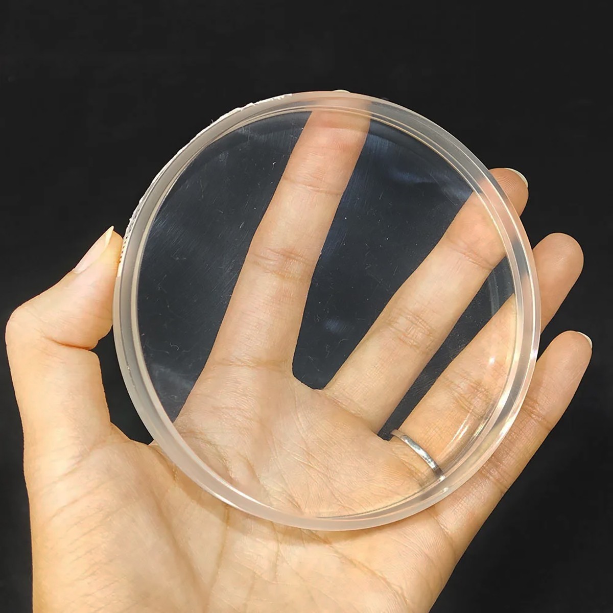 98mm Dental Clear PMMA Block Transparent Resin Disc for Dental Lab Material 5pc