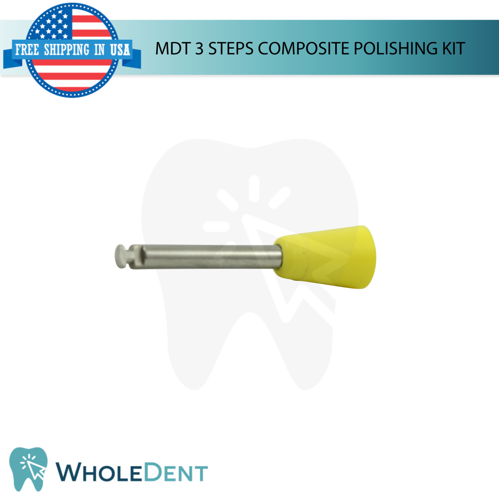 MDT 3 Steps Composite Polishing Kit High-Gloss Finish Dental Restorations