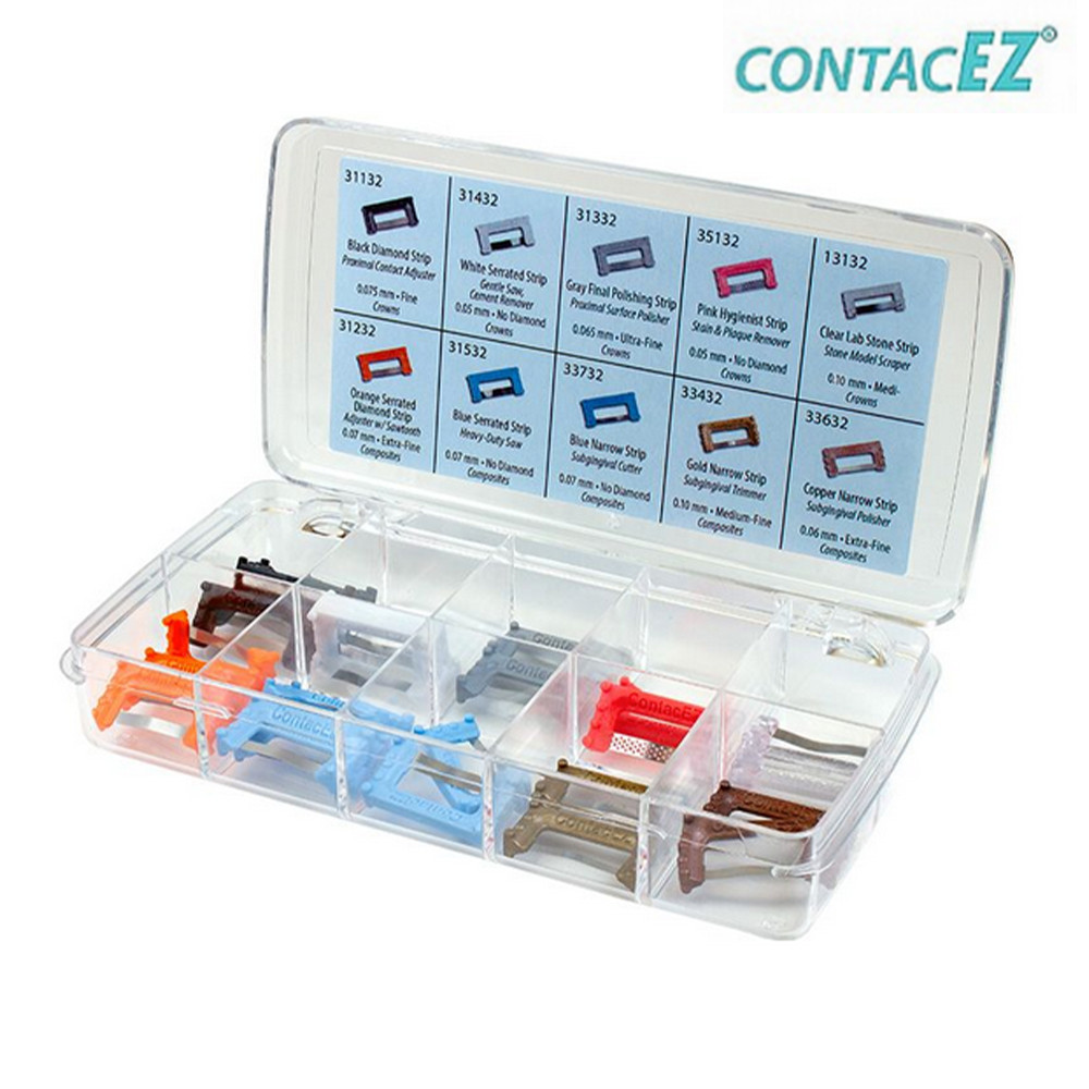24pcs Dental ContacEZ Signature Set Assorted Restorative Strips Crowns