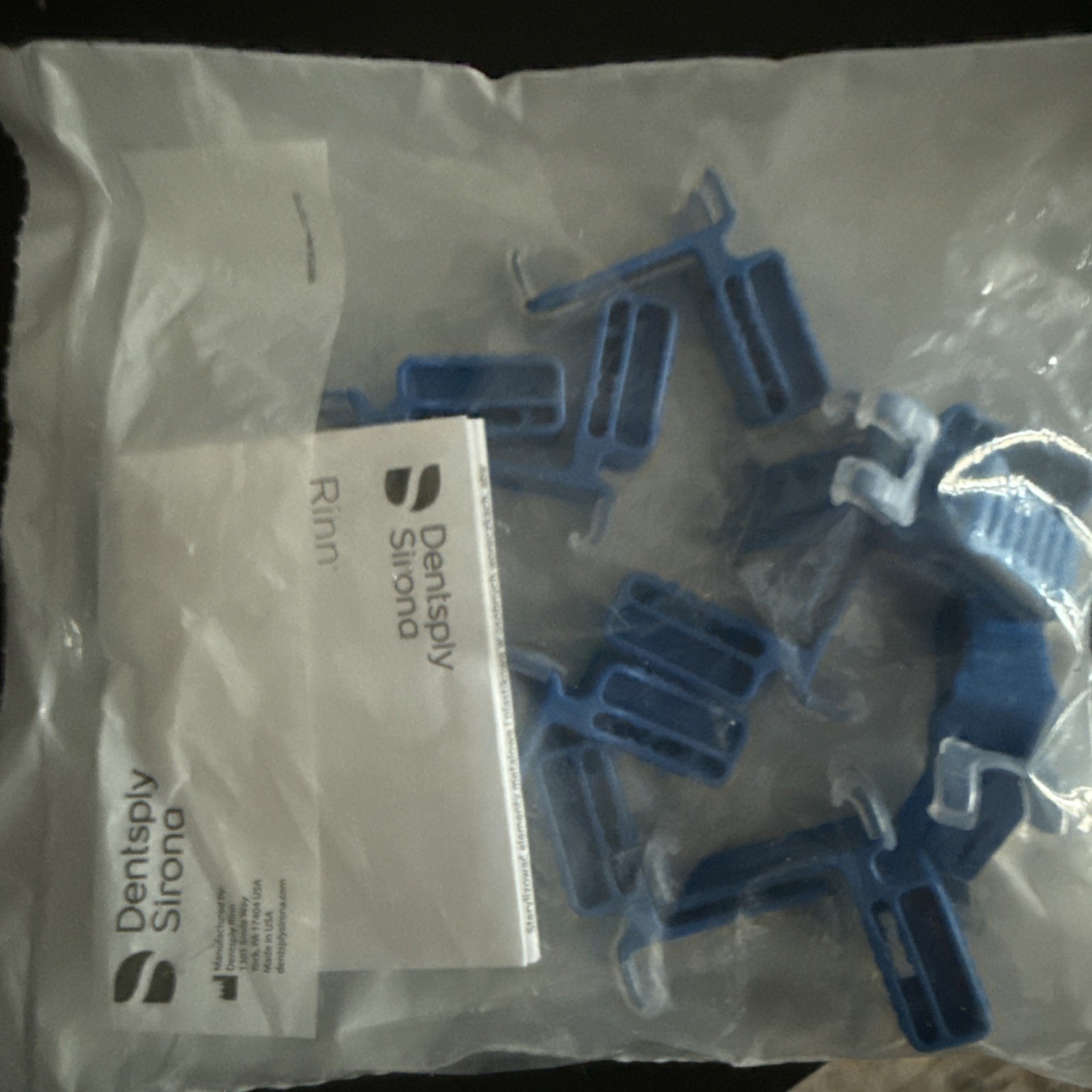 Dentsply XCP-DS Fit Sensor Holder Dental XRAY Anterior Biteblock pack of 10 Blue