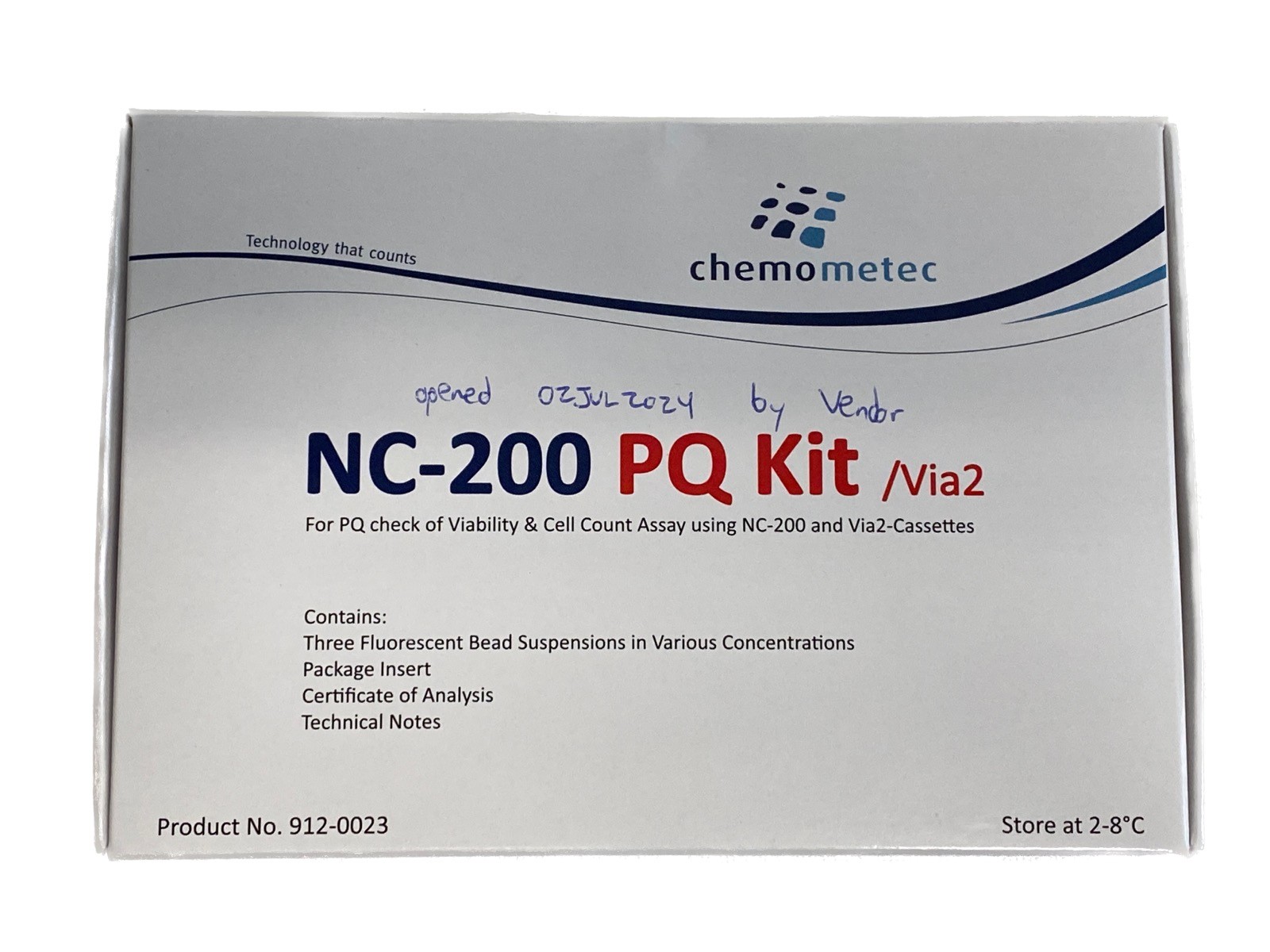 CHEMOMETEC NC-200 PQ Cell Count Bead Kit for NC-200 & Via2 912-0023
