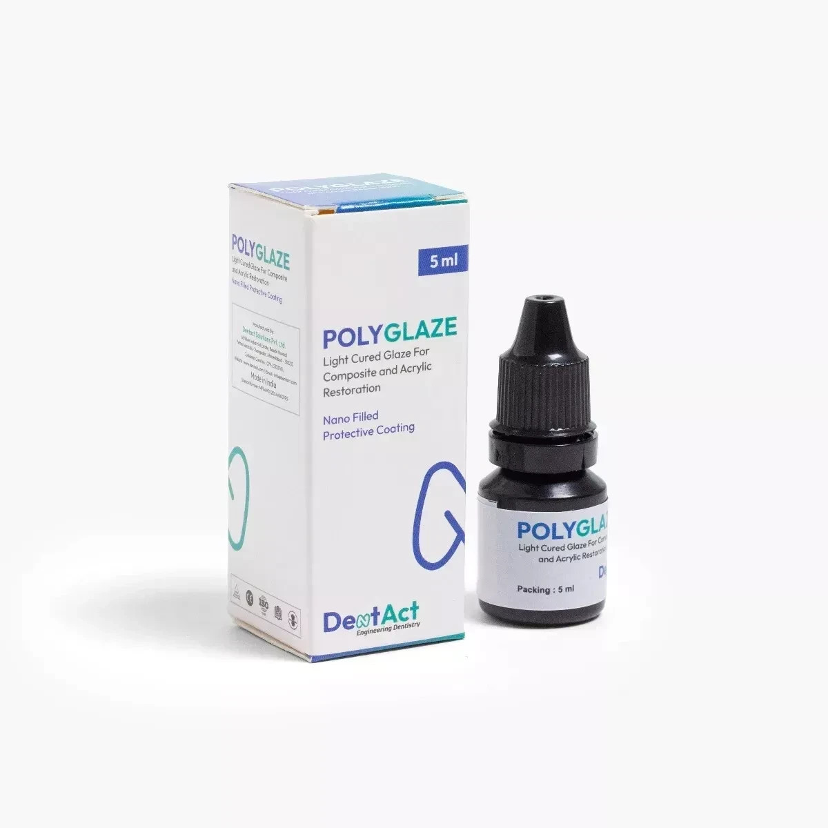 DentAct PolyGlaze Light Cure Glaze Composite & Acrylic Restoration – Free Ship