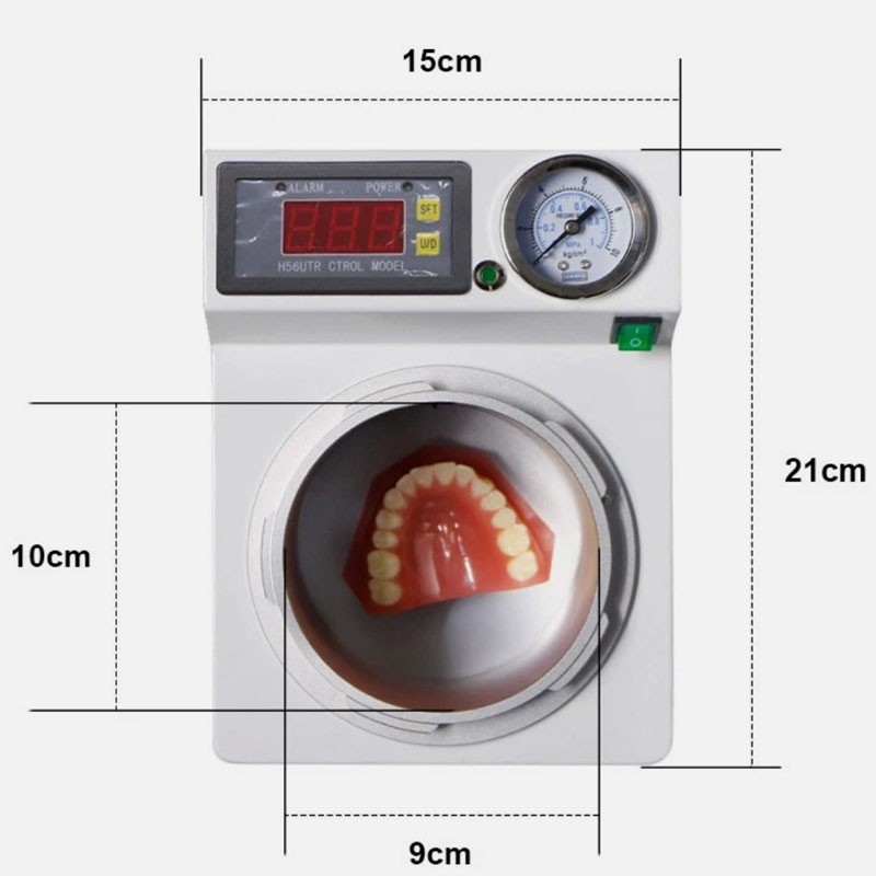 0.4MPa (4kg/cm2) Portable Dental Polymerizer Pressure Polymerization Pot 45℃-60℃