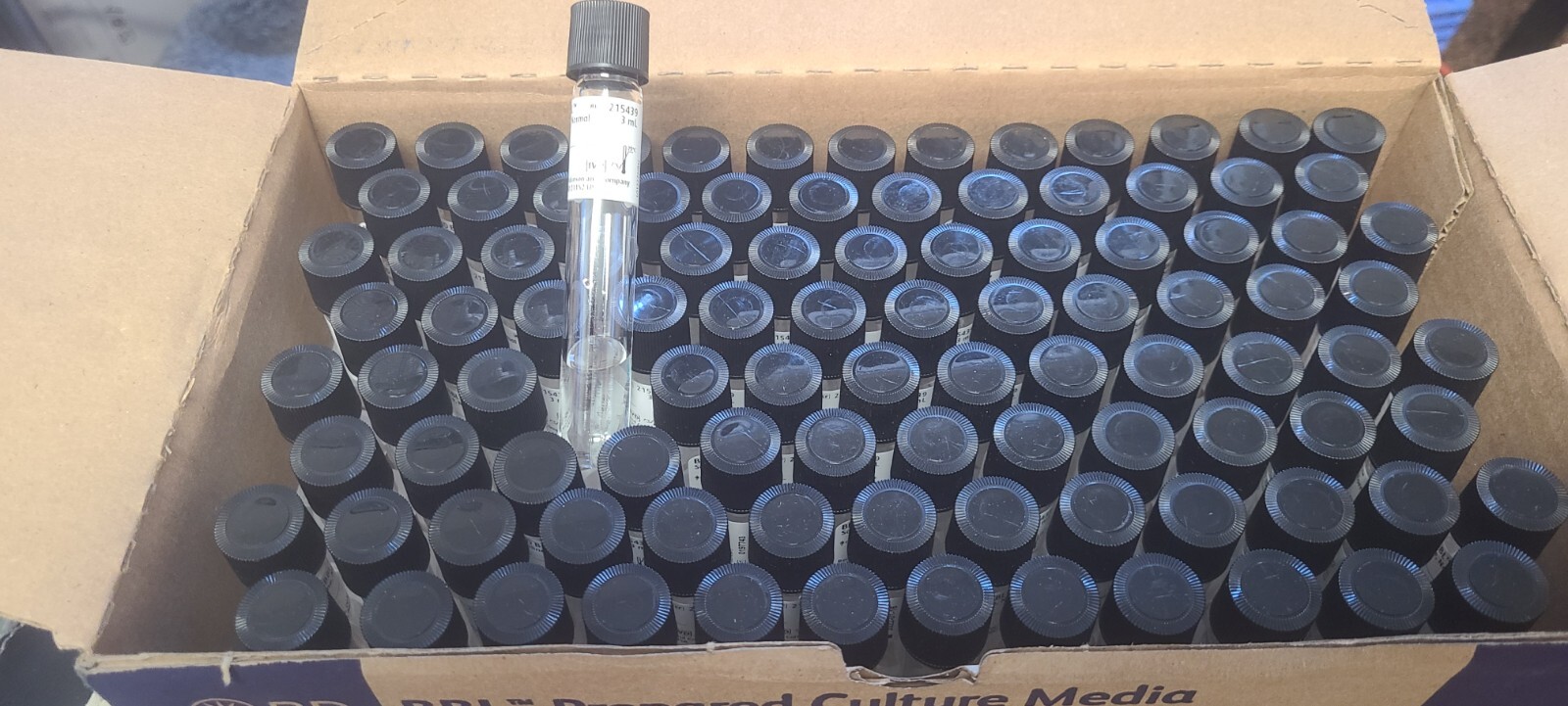 BD SPECIMEN COLLECTION & TRANSPORT SYSTEM – 215439 BD BBL SALINE case of 100 3ml