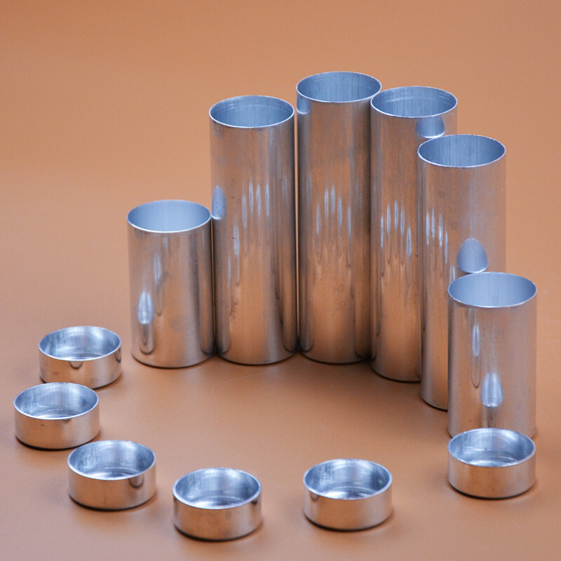 100Pcs Dental Material Empty Aluminum Cartridges for Denture Making – 22*45mm