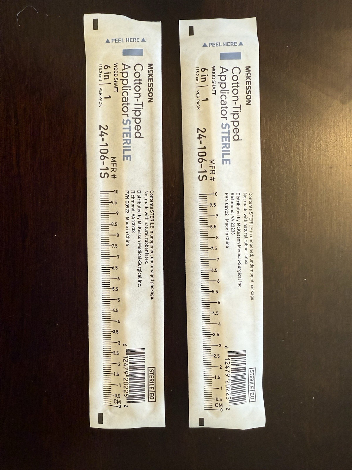 200 McKesson Cotton-Tipped Applicator Sterile 24-106-1S