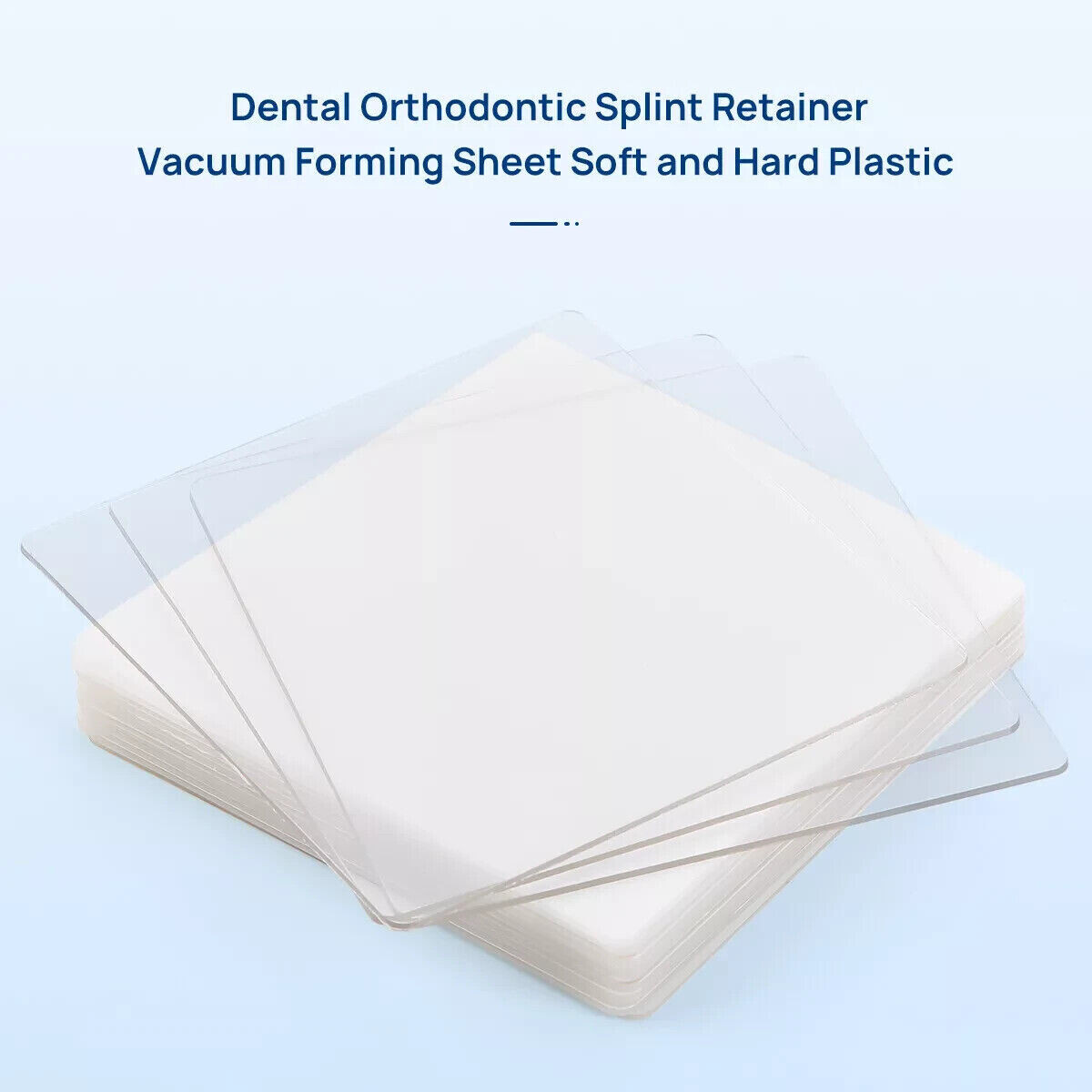 Dental Lab Plastic Ortho Thermoforming Blister Material Sheet Hard 1.0+1.5+2.0mm