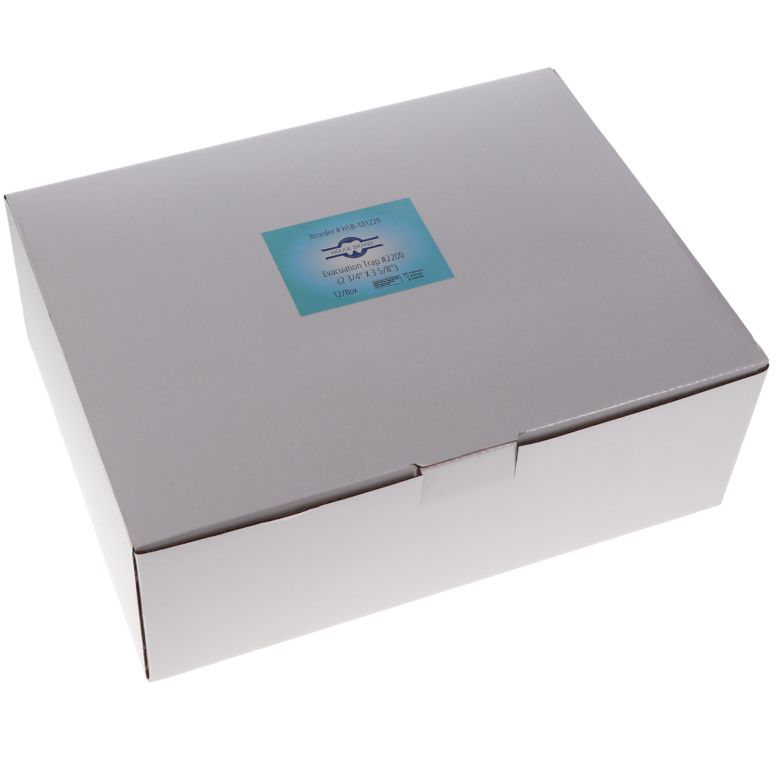 House Brand Dentistry 101220 HSB Evacuation Traps #2200 2.75″ X 3-5/8″ 12/Bx
